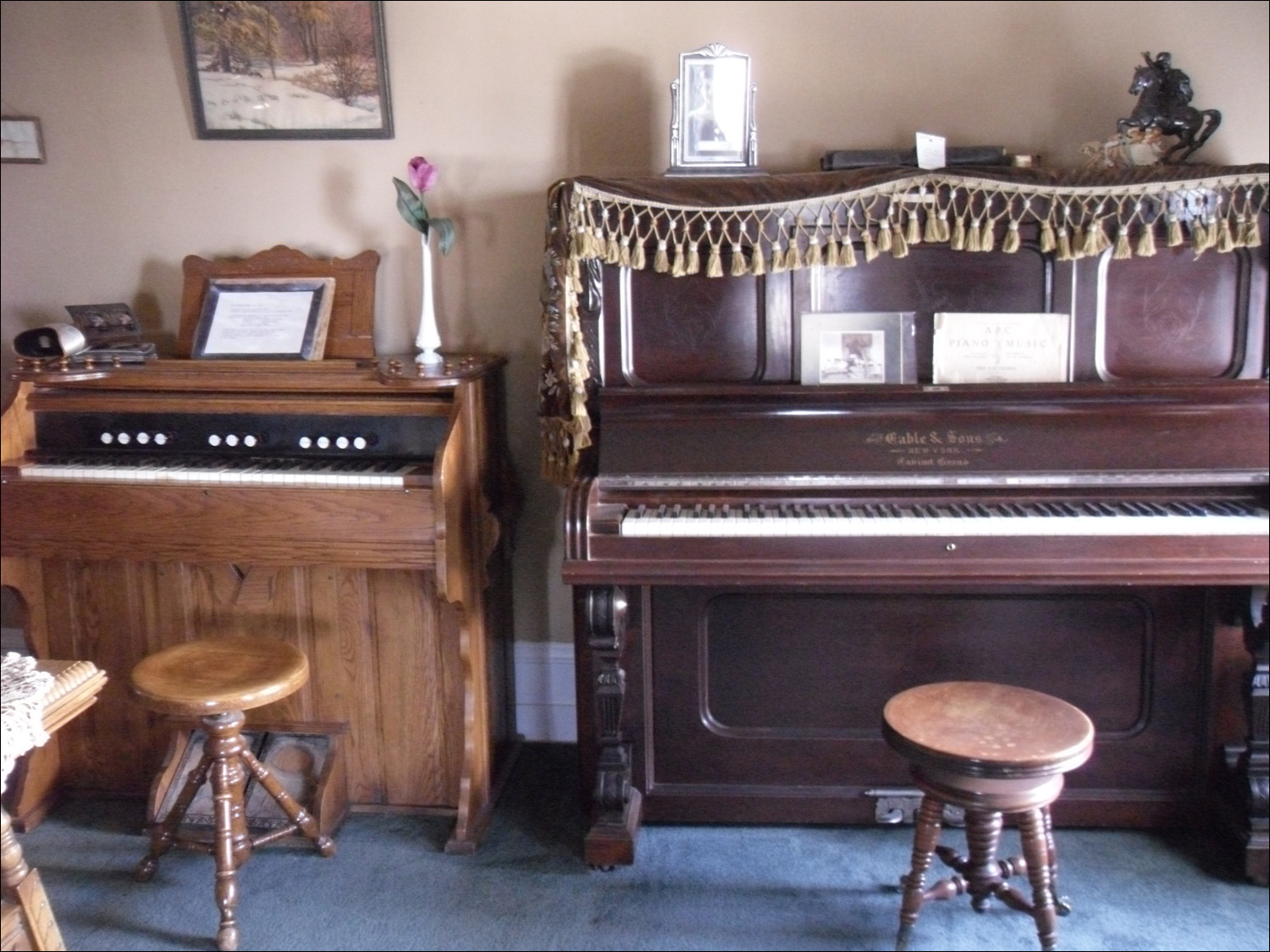 Ritzville, WA- Dr Burroughs home tour~music room